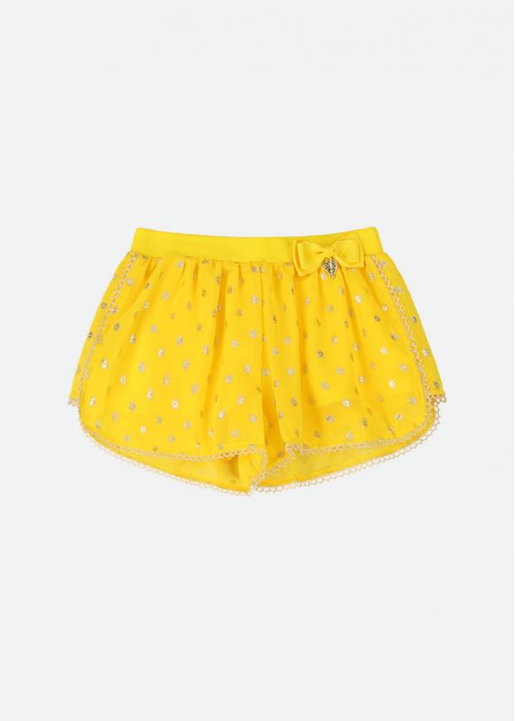 tiffany-girls-yellow-summer-shorts