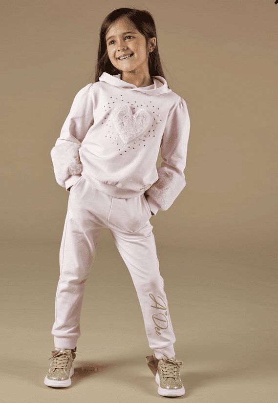 Screenshot 2022-09-02 at 11-15-15 AW22 ADee PARIS Pale Pink & Gold Faux Fur Heart Hooded Tracksuit
