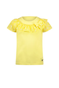 Le Chic geel shirt met ijsjesprint en details