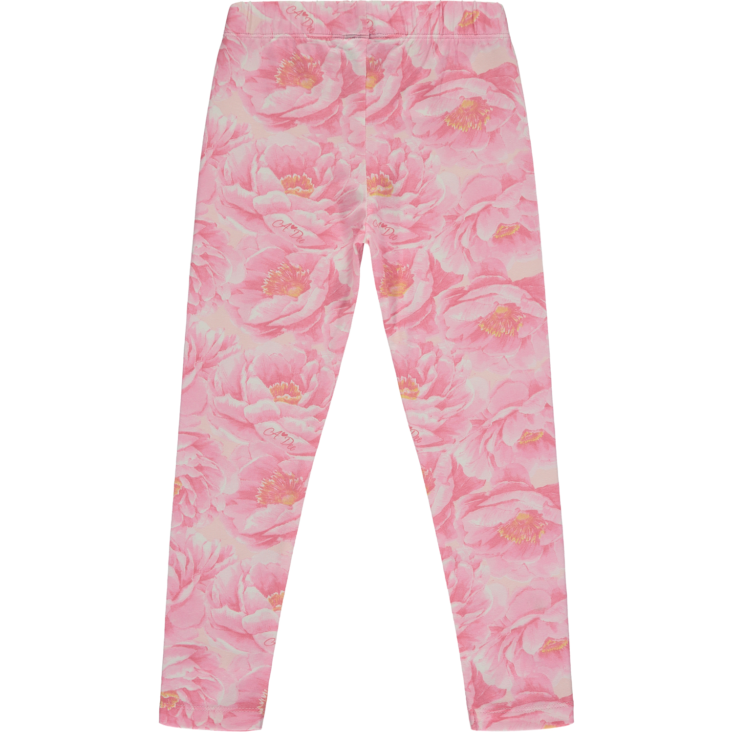 A’dee Addison Peony Dreams compleet roze leggingset met print legging achter