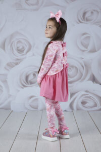 A'dee Addison Peony Dreams compleet roze leggingset met print model 2
