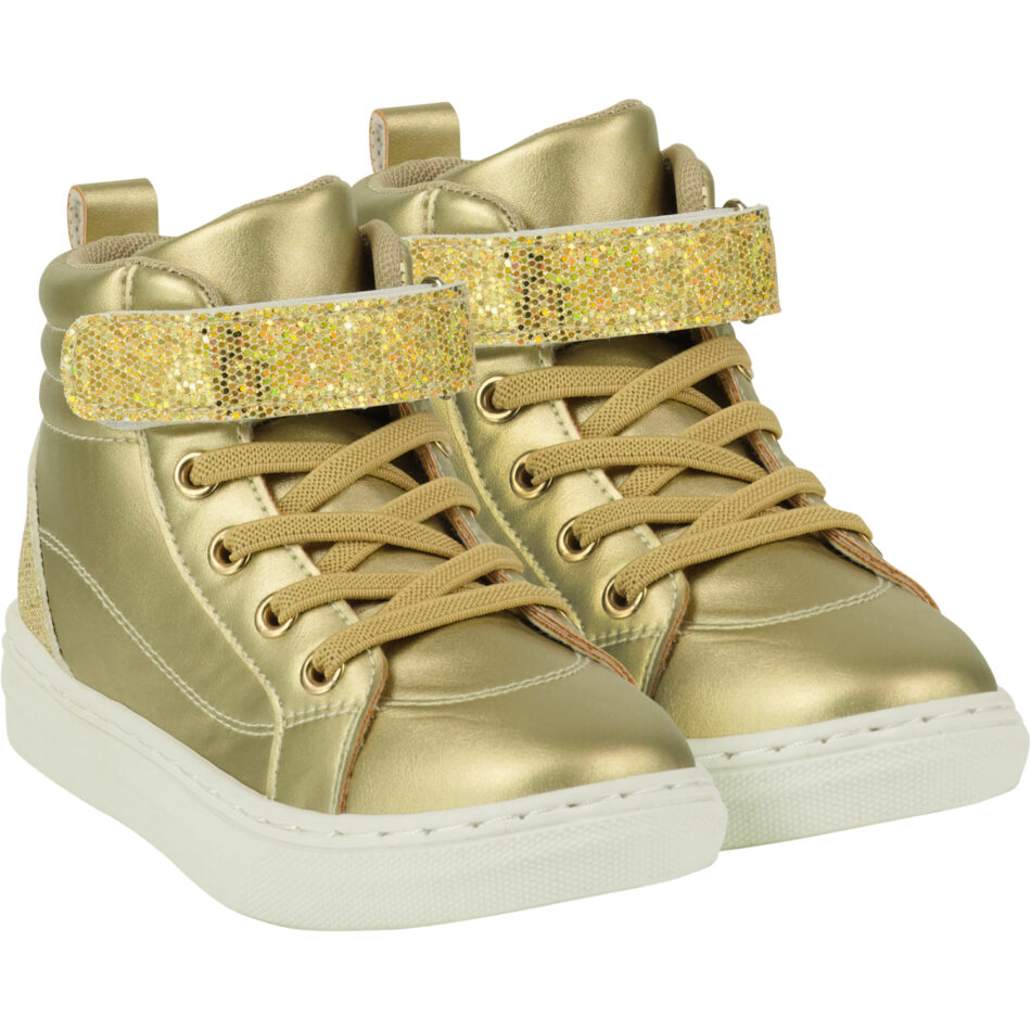 A'dee Baroque Love Glitzy gouden schoenen
