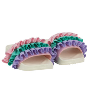 A'dee Frilly pastel kleur slippers