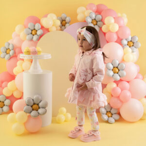 Little A by A'dee Jillie roze zomerjas met gave details model 1