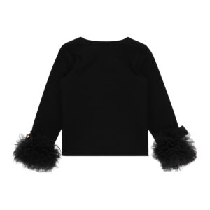 Angels face lange mouw top zwart (dua) - Afbeelding 3