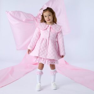 A'Dee Riley gewatteerde jas (pink blossem)