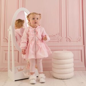 Little A Ophilia zomerjas met muts en strik detail (Pink Blossom)