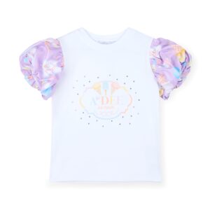 A'Dee Sally ice cream print frill rok set (Bright White) - Afbeelding 3