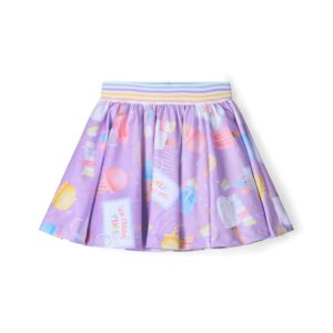 A'Dee Sally ice cream print frill rok set (Bright White) - Afbeelding 4