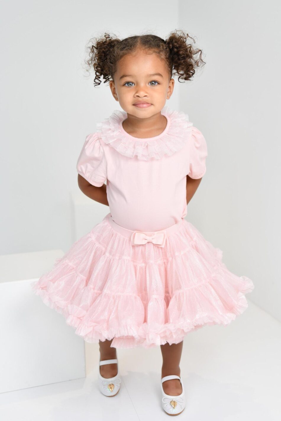 Angels Face Angels Face Enid tulle rok set roze