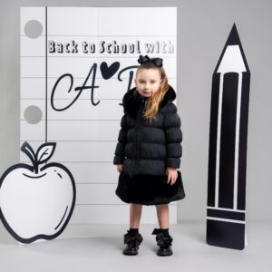 A'Dee Rhea lange BTS winterjas (Black)