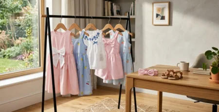 Een overzicht van vrolijke en perfect afgestemde outfits uit de nieuwste A'Dee kleding zomercollectie.